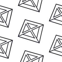 Modern geometric triangle seamless pattern with angular shapes and white balance on white concept as Angular triangle shapes with modern geometric design creating unique seamless p Clean Pro vector