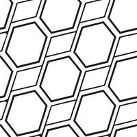 Modern hexagon lines seamless pattern sleek isolated white background ideal for contemporary branding packaging marketing designs concept as Sleek hexagon lines seamless pattern on Clean Pro vector
