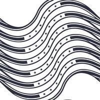 Modern square wave seamless pattern fluid isolated white background perfect for forward thinking brand visuals dynamic editorial digital design concept as Fluid modern square wave Clean Pro vector