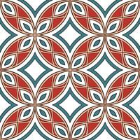 Moroccan geometric patterns and colorful tiles seamless tile pattern with vibrant accents concept as Vibrant accents highlight Moroccan geometric patterns intertwined with colorful Clean Pro vector