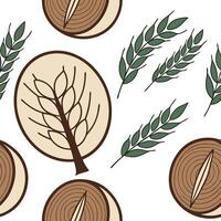 Natural Wood Texture Background concept as A seamless background featuring a natural wood texture symbolizing sustainability and a Zero Waste New Year 2026 The camera captures the Clean Pro vector