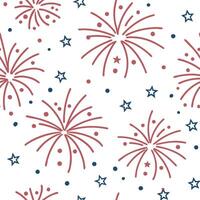 New Year seamless pattern with fireworks sparkling stars and celebratory confetti for a festive New Year Eve look concept as Vibrant New Year pattern featuring fireworks stars and Clean Pro 2 vector