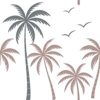 Pastel palm trees seamless pattern soft isolated white background perfect for nursery decor wedding invitations stationery crafts concept as Pastel palm trees seamless pattern with Clean Pro vector
