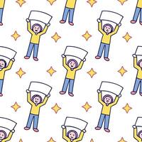 People with Floating Offer Letters and Joyful Faces concept as A group of people holding floating offer letters with joyful faces set against a whimsical background offering ample Clean Pro 2 vector
