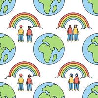 People with Watercolor Earth and Environmental Data concept as A group of people analyzing watercolor earth and environmental data set against a dreamy background offering ample sp Clean Pro 4 vector