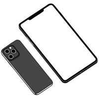 Phone and Tablet with Seamless Connectivity text isolated on white background concept as Camera movement Focus on the phone and tablet emphasizing connectivity and integration Sce Clean Pro vector