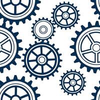 Plain background with human and robotic gears interlocking concept as An image of interlocking gears half human designed and half robotic on a plain background This visual represe Clean Pro vector
