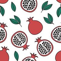 Pomegranate Pattern concept as Design a seamless tile pattern featuring stylized pomegranates with vibrant red and green colors creating a festive and cheerful atmosphere for Yalda Clean Pro vector