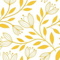 Radiant spring sunshine seamless tile pattern with luminous yellow hues and soft ambient light concept as Radiant yellow sunshine with soft light creates a seamless spring tile pat Clean Pro vector