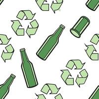 Recycled Glass Background concept as A seamless background featuring recycled glass elements symbolizing sustainability for New Year 2026 The camera captures the textures and colo Clean Pro vector