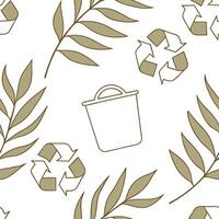 Recycled Paper Background concept as A seamless background made of recycled paper featuring subtle textures and earthy tones The camera captures the natural look ideal for promoti Clean Pro 2 vector