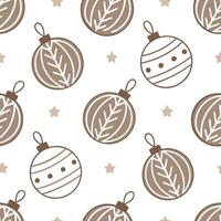 Recycled Paper Christmas Ornament concept as A seamless minimal background featuring a repeating pattern of Christmas ornaments made from recycled paper symbolizing a sustainable a Clean Pro 2 vector