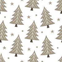 Recycled Paper Christmas Tree concept as A seamless minimal background featuring a repeating pattern of Christmas trees made from recycled paper symbolizing a sustainable holiday s Clean Pro vector