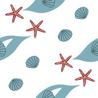 Relaxing summer seamless pattern with soft waves and sandy beaches for tranquil coastal spaces concept as Soft waves and sandy beaches arranged in a seamless pattern for creating a Clean Pro vector