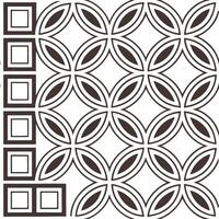 Retro geometric frame seamless tile pattern with bold lines and nostalgic style concept as Bold retro geometric frames form seamless tile patterns bringing nostalgic style to space Clean Pro vector