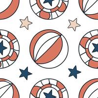 Retro geometric seamless tile pattern bold shapes vibrant colors isolated white background ideal for modern interiors concept as Designing seamless tile pattern with bold retro geo Clean Pro vector