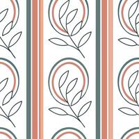 Retro minimalist stripes seamless pattern with thin lines and soft colors for subtle designs concept as Subtle retro minimalist stripes pattern featuring thin lines and soft colors Clean Pro vector