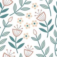 Retro spring seamless pattern with geometric shapes and pastel hues for modern interiors concept as Geometric spring motifs in retro inspired pastel hues designed in a seamless pat Clean Pro vector
