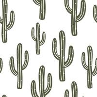 Rustic cactus seamless tile pattern with dried cactus motifs and earthy green tones ideal for country style kitchens concept as Dried cactus motifs and earthy green tones create ru Clean Pro vector
