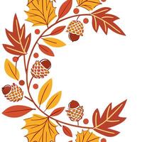 Rustic autumn wreath seamless tile pattern with colorful leaves and seasonal accents concept as Colorful autumn leaves and seasonal accents create a rustic autumn wreath seamless t Clean Pro vector