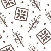 Rustic square texture seamless pattern earthy isolated white background perfect for farmhouse decor brand imagery stationery packaging concept as Earthy rustic square texture on wh Clean Pro 2 vector