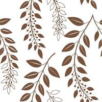 Rustic wisteria texture seamless tile pattern earthy isolated white background ideal for farmhouse decor textiles home accessories concept as Rustic wisteria texture seamless patte Clean Pro vector