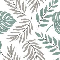 Serene summer leaves seamless pattern with light green foliage and soft earth tones for relaxed spaces concept as Light green foliage and soft earth tones arranged seamlessly to cr Clean Pro vector
