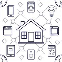 Smart Home Control Hub Setup concept as Setting up a smart home control hub to manage all connected devices seamlessly in a householdSimple flat illustration in isometric scene Clean Pro 2 vector