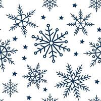 Snowflake and ice crystal seamless tile pattern with sparkling winter details concept as Sparkling winter details on snowflakes and ice crystals create a seamless tile pattern perf Clean Pro vector