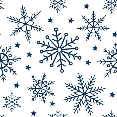 Snowflake and ice crystal seamless tile pattern with sparkling winter details concept as Sparkling winter details on snowflakes and ice crystals create a seamless tile pattern perf Clean Pro