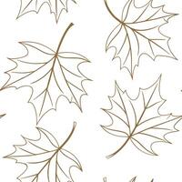 Soft autumn leaves seamless pattern with muted tones and delicate textures for peaceful fall vibes concept as Gentle autumn leaves pattern with muted tones and delicate textures id Clean Pro vector