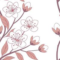 Soft pastel spring nature seamless pattern with fading blooms and delicate petal textures for peaceful designs concept as Delicate pastel spring nature pattern with fading blooms a Clean Pro vector