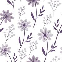 Soft summer flowers seamless pattern with pastel hues and gentle curves for calm soothing spring designs concept as Gentle summer flower pattern with pastel hues and soft curves id Clean Pro 3 vector