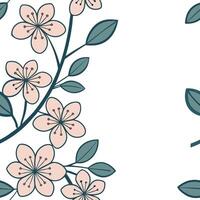 Soft summer flowers seamless pattern with pastel hues and gentle curves for calm soothing spring designs concept as Gentle summer flower pattern with pastel hues and soft curves id Clean Pro 2 vector