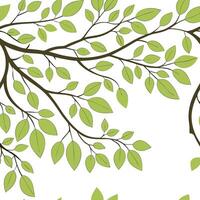 Spring dawn seamless tile pattern with the soft golden light filtering through new green leaves concept as The soft golden light of spring dawn filters through new green leaves cre Clean Pro vector