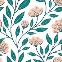 Spring floral seamless pattern with lush petals and a fresh bright color palette perfect for modern designs concept as Lush spring floral pattern featuring vibrant petals and fresh Clean Pro vector