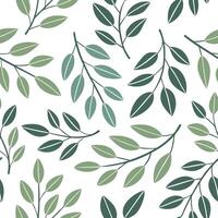 Spring leaves seamless pattern with scattered leaves and subtle color transitions for a natural organic aesthetic concept as Natural spring leaves pattern with scattered leaves and Clean Pro vector