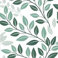 Spring leaves seamless pattern with layered leaves and soft tonal gradients for a subtle sophisticated effect concept as Layered spring leaves pattern with soft tonal gradients cre Clean Pro vector