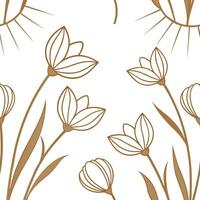 Subtle spring sunshine seamless pattern with soft sun rays and light golden tones for gentle spring designs concept as Subtle spring sunshine pattern with light golden rays and sof Clean Pro vector