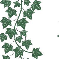Summer leaves seamless pattern with ivy and grape vines for a rustic natural home feel concept as Rustic ivy and grape vines arranged seamlessly for a natural earthy summer atmosph Clean Pro vector