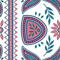 Traditional textiles seamless pattern with intricate woven designs and vibrant colors for a cultural aesthetic concept as Richly woven traditional textile patterns with vibrant col Clean Pro 2 vector
