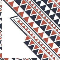 Tribal patterns seamless design with angular shapes and bold colors for a sharp modern tribal aesthetic concept as Angular tribal patterns with bold colors offering a sharp modern Clean Pro vector