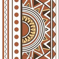 Tribal patterns seamless design with bold lines and earthy tones for a striking cultural aesthetic concept as Bold tribal patterns with earthy tones and geometric lines perfect for Clean Pro vector
