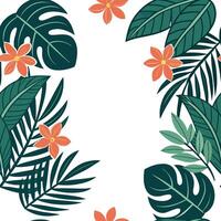 Tropical rainforest seamless tile pattern with dense foliage and vibrant floral accents for exotic home settings concept as Dense foliage and vibrant floral accents create tropical Clean Pro vector