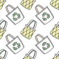 Upcycled Fabric Elements concept as A seamless design showcasing elements made from upcycled fabric scraps in various colors and patterns representing a Zero Waste New Year Clean Pro 2 vector