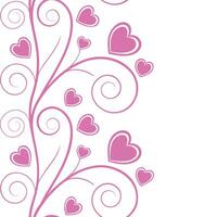 Valentine hearts and love quotes seamless tile pattern with elegant scripts and romantic hues for sentimental decor concept as Elegant script love quotes and romantic hearts arrang Clean Pro 2 vector
