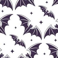 Vampires and bats seamless tile pattern with gothic elements and dark hues for spooky Halloween decor concept as Gothic vampires and bats arranged seamlessly with dark hues for spo Clean Pro vector