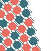 Vibrant hexagon mosaic seamless pattern bold isolated white background perfect for statement home furnishings bold brand visuals concept as Bold hexagon mosaic seamless pattern on Clean Pro vector