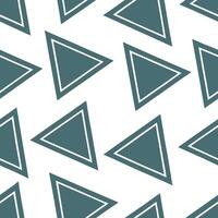 Vintage inspired triangle seamless pattern with muted tones and distressed textures on white concept as Muted triangle shapes with distressed textures creating timeless vintage sea Clean Pro vector