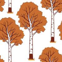 Warm autumn trees seamless tile pattern with chestnut and fir trees for inviting seasonal decor concept as Chestnut and fir trees arranged seamlessly to create warm and inviting se Clean Pro 3 vector